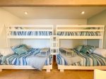 Lower Level Bunk Room with 2 Twin over Queen Beds